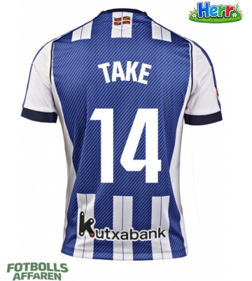 Real Sociedad Takefusa Kubo #14 Hemmatröja 2025-26 Kortärmad